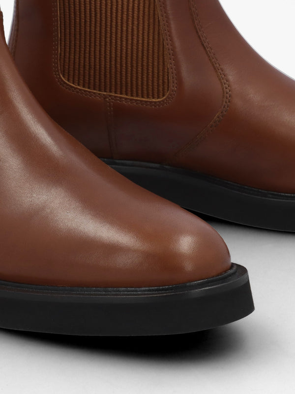 Delfina Conker Leather Chelsea Boots