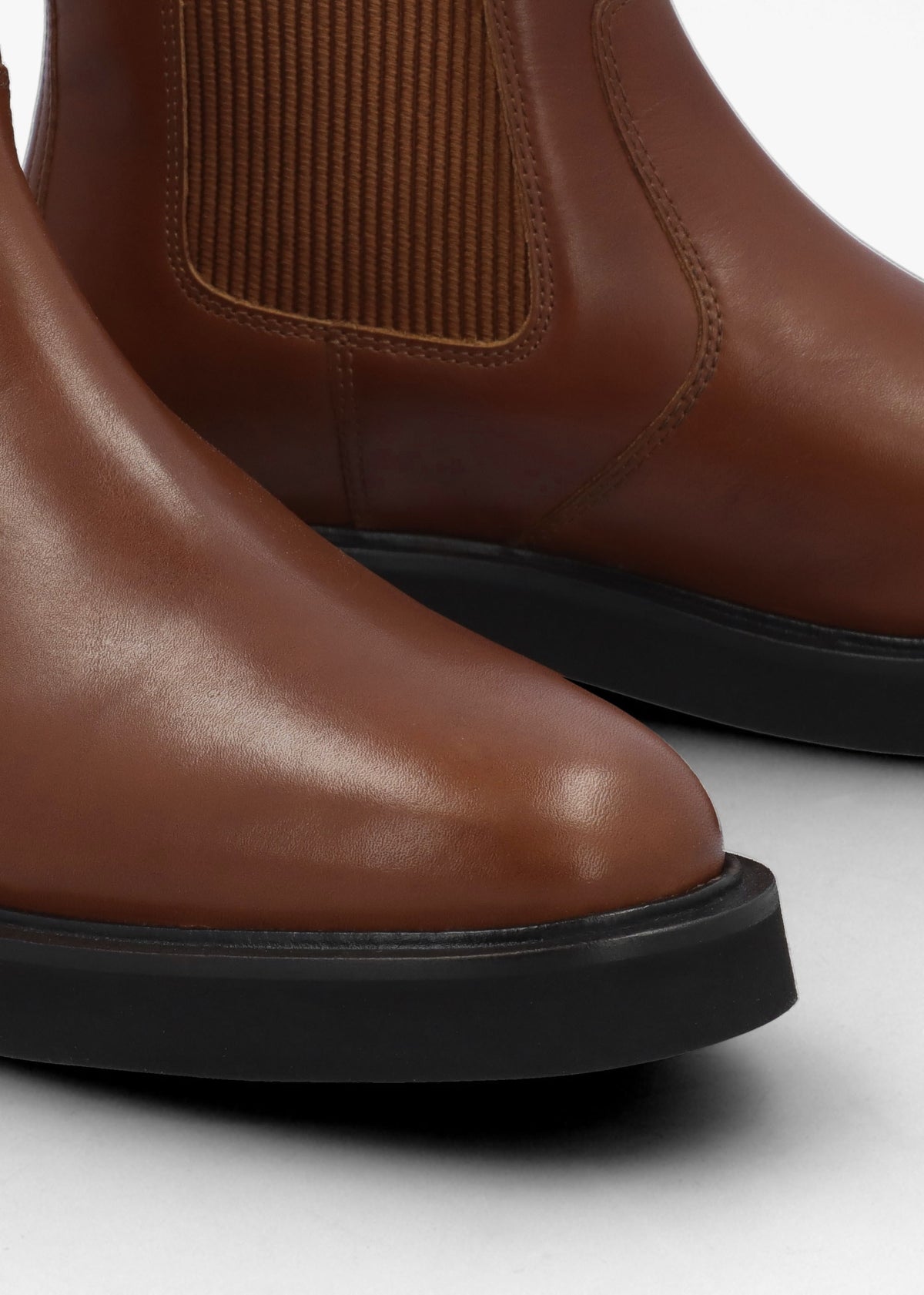 Delfina Conker Leather Chelsea Boots