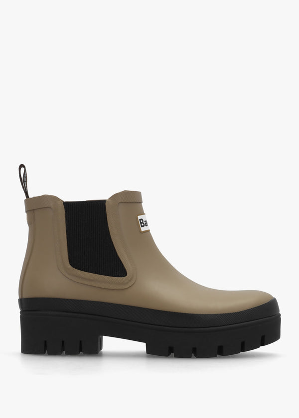 Halton Military Brown & Black Ankle Wellington Boots