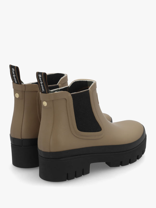 Halton Military Brown & Black Ankle Wellington Boots