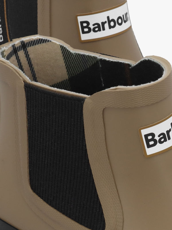 Halton Military Brown & Black Ankle Wellington Boots