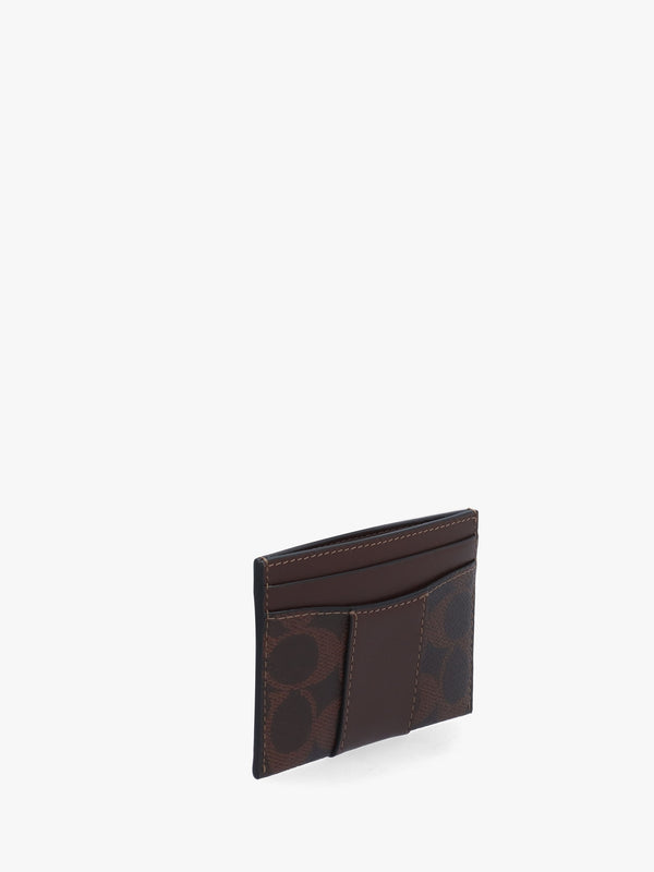 Essentials Signature Maple Card Case