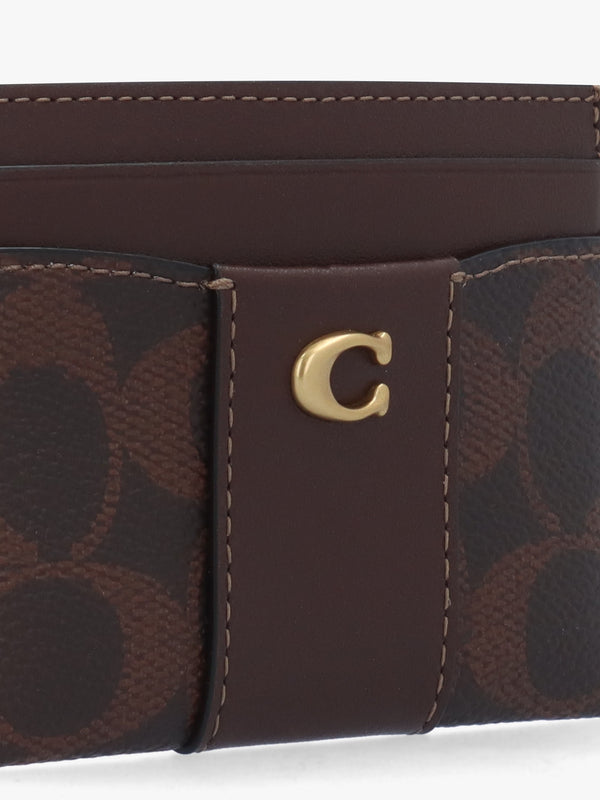 Essentials Signature Maple Card Case