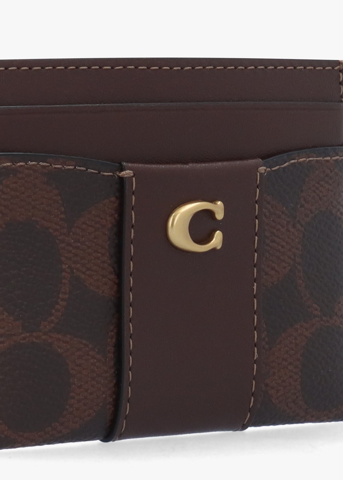 Essentials Signature Maple Card Case