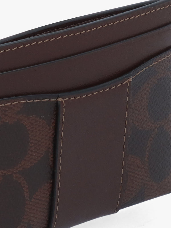 Essentials Signature Maple Card Case