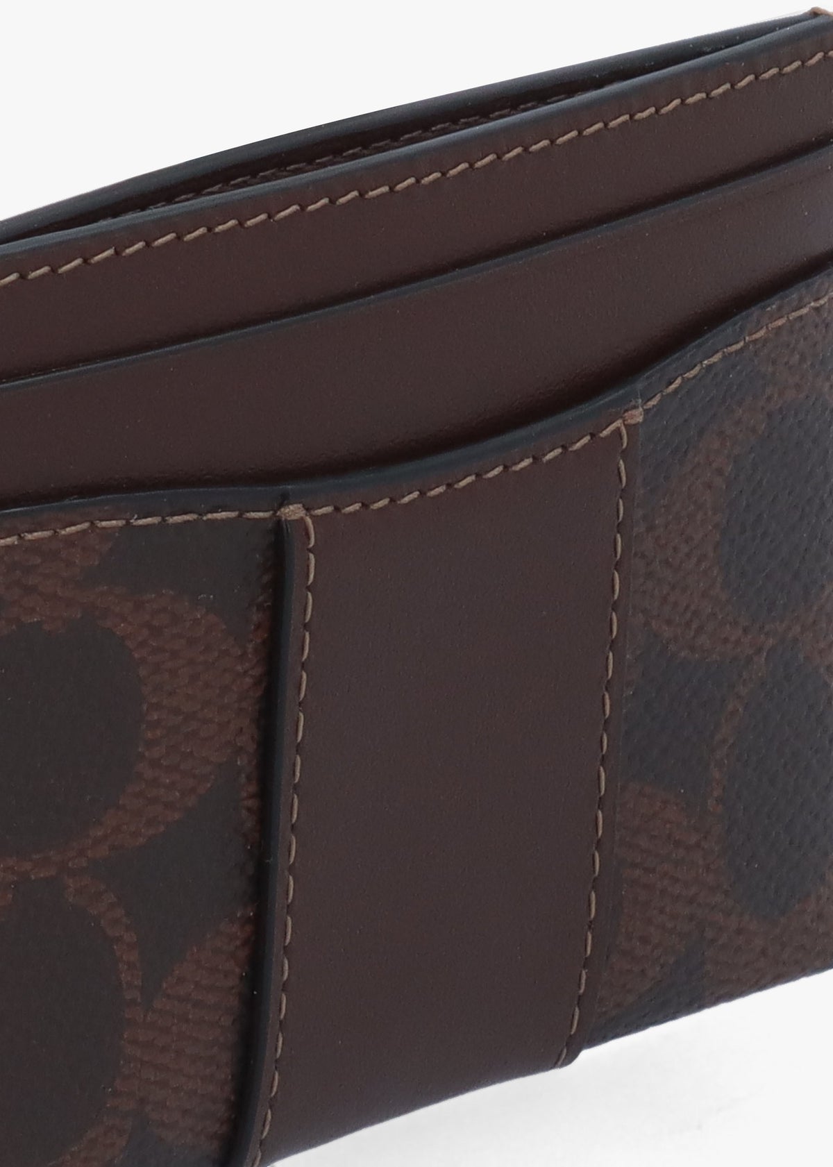 Essentials Signature Maple Card Case