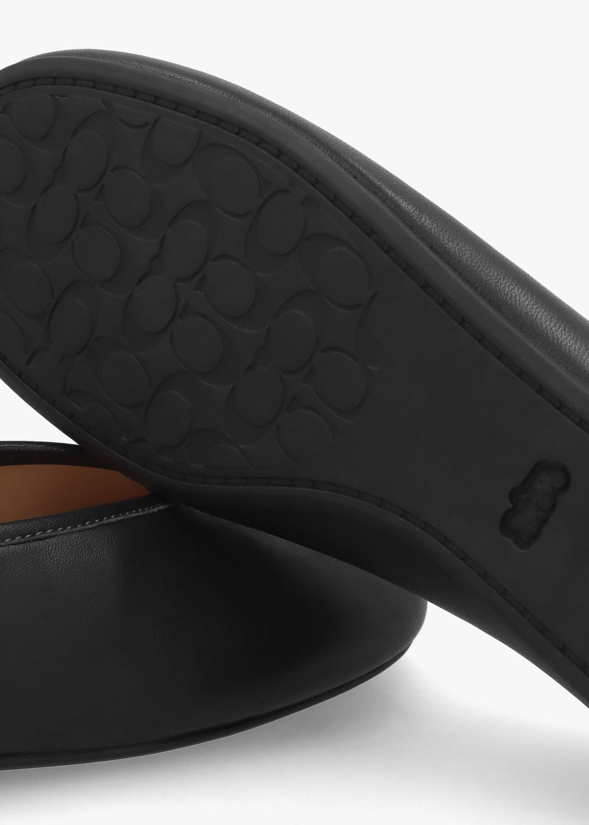 Houston Black Leather Ballet Pumps
