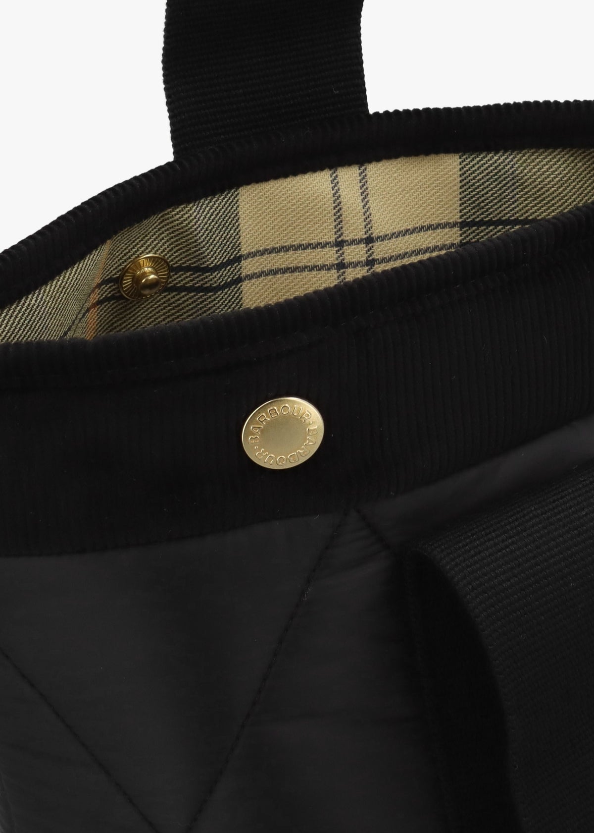 Healy Quilted Black Tote Bag