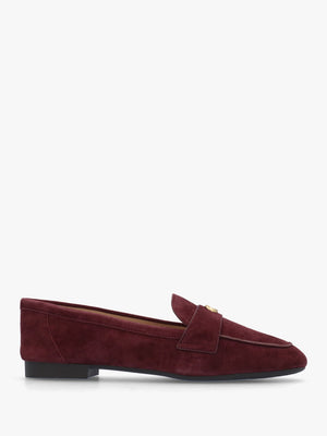Sculpted C Merlot Suede Loafers