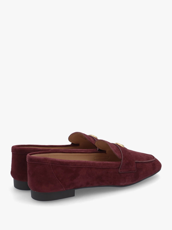 Sculpted C Merlot Suede Loafers