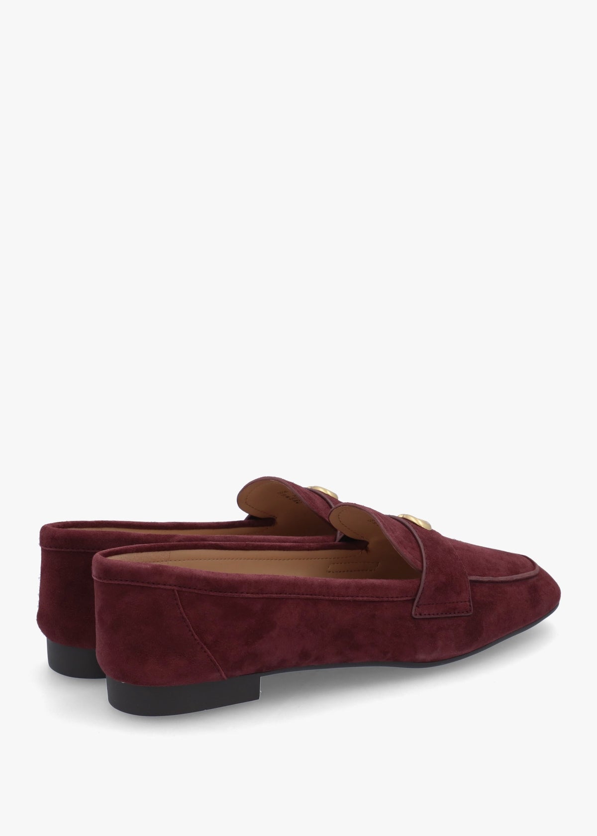 Sculpted C Merlot Suede Loafers