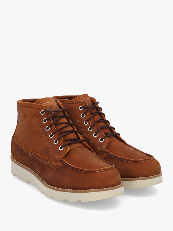 Men's Britton Mills Rust Suede Mid Lace Chukka Boots