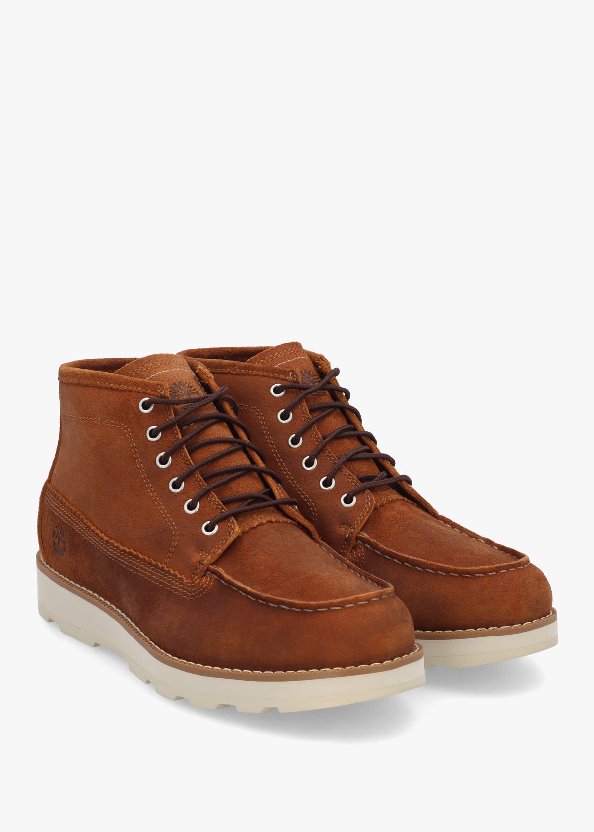 Men's Britton Mills Rust Suede Mid Lace Chukka Boots