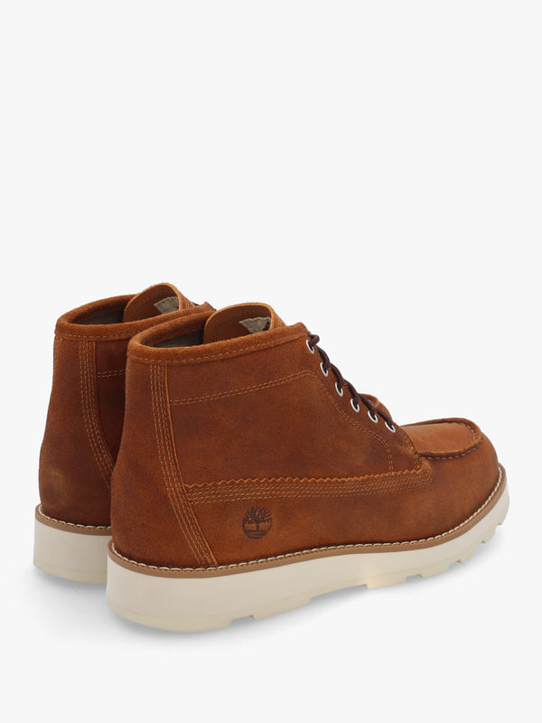 Men's Britton Mills Rust Suede Mid Lace Chukka Boots