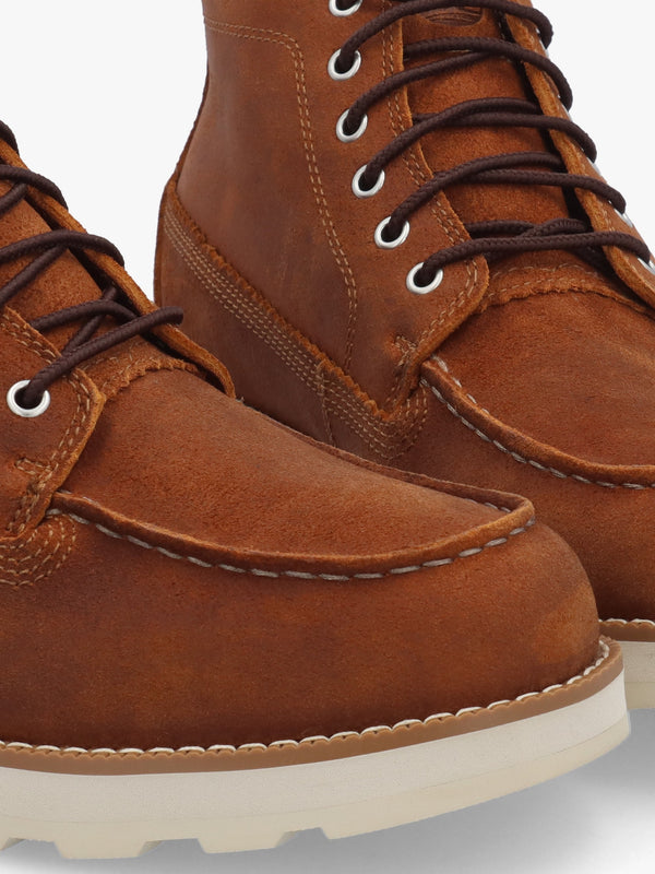 Men's Britton Mills Rust Suede Mid Lace Chukka Boots