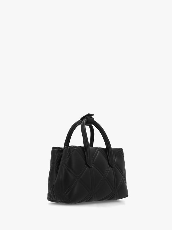 Diamond Quilt Nero Mini Tote Bag