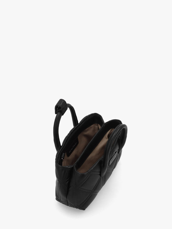 Diamond Quilt Nero Mini Tote Bag
