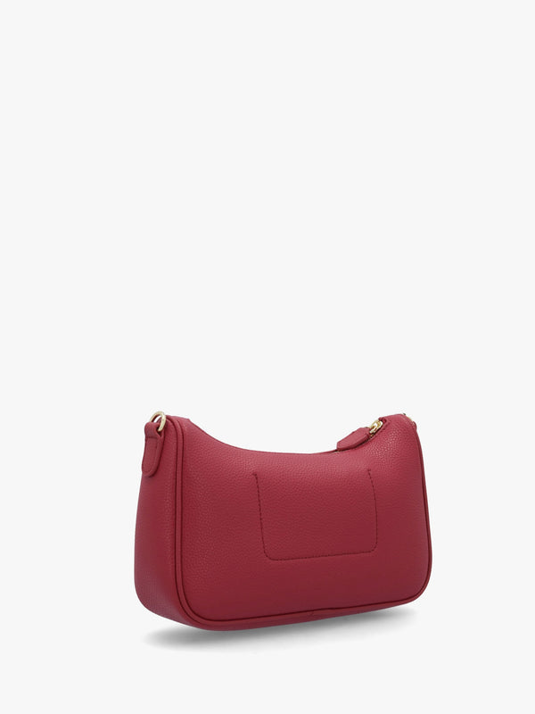 Lilly II Carminio Taupe Pebbled Baguette Bag