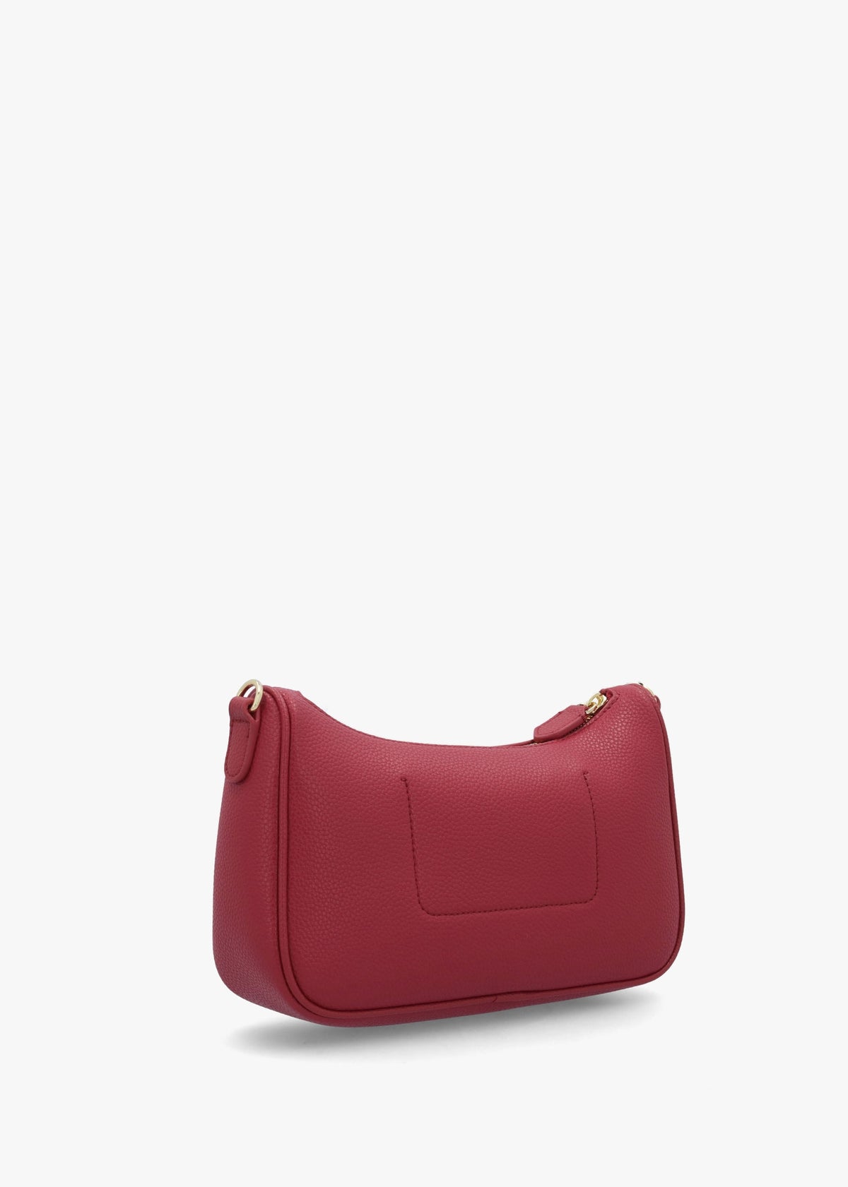 Lilly II Carminio Taupe Pebbled Baguette Bag
