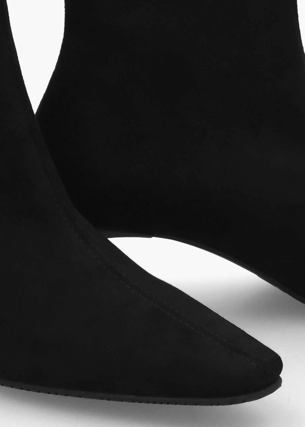 Minnie Black Low Heel Ankle Boots