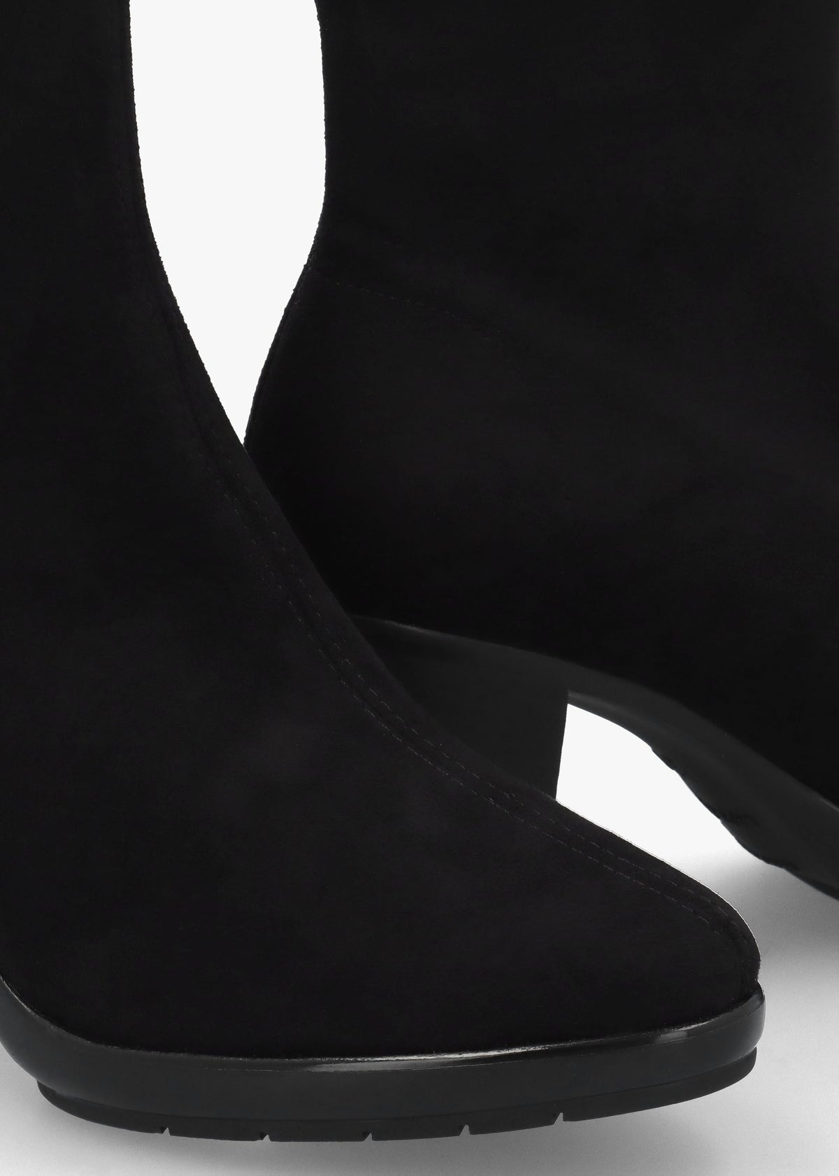 Micha Black Block Heel Ankle Boots