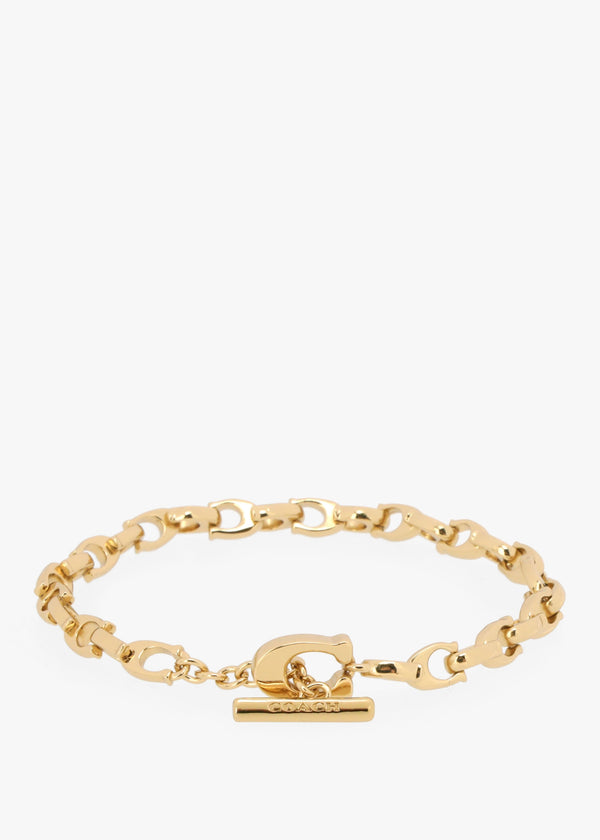 Link C Chain Flex Gold Bracelet