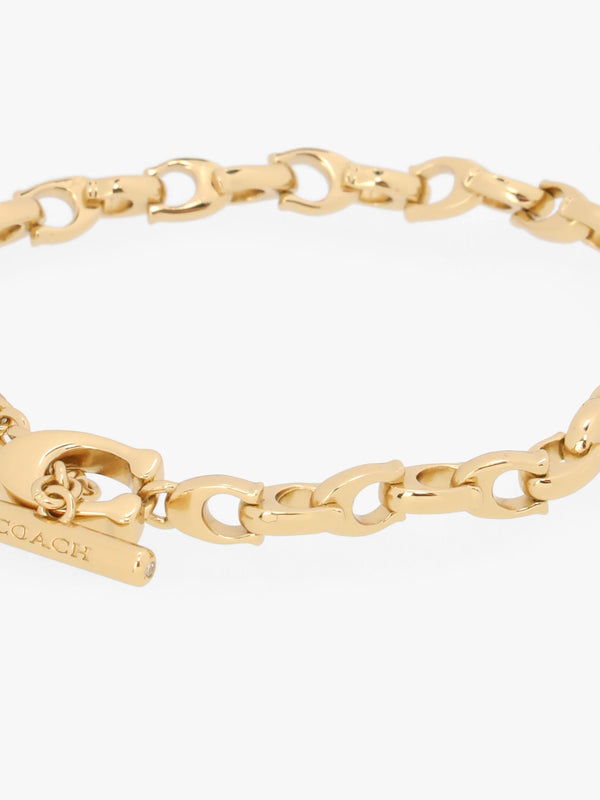 Link C Chain Flex Gold Bracelet