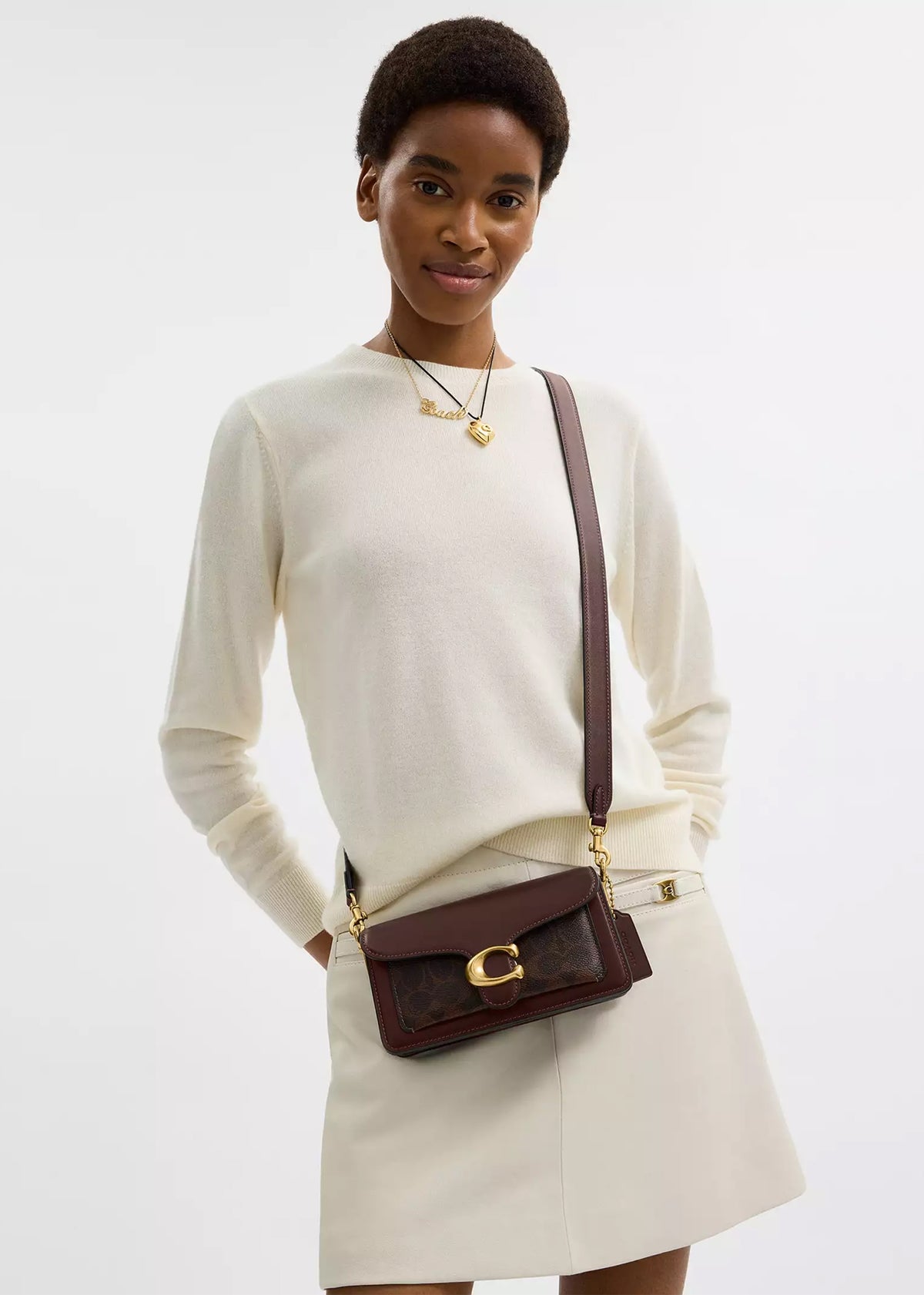 Tabby 20 Signature Maple Leather Shoulder Bag