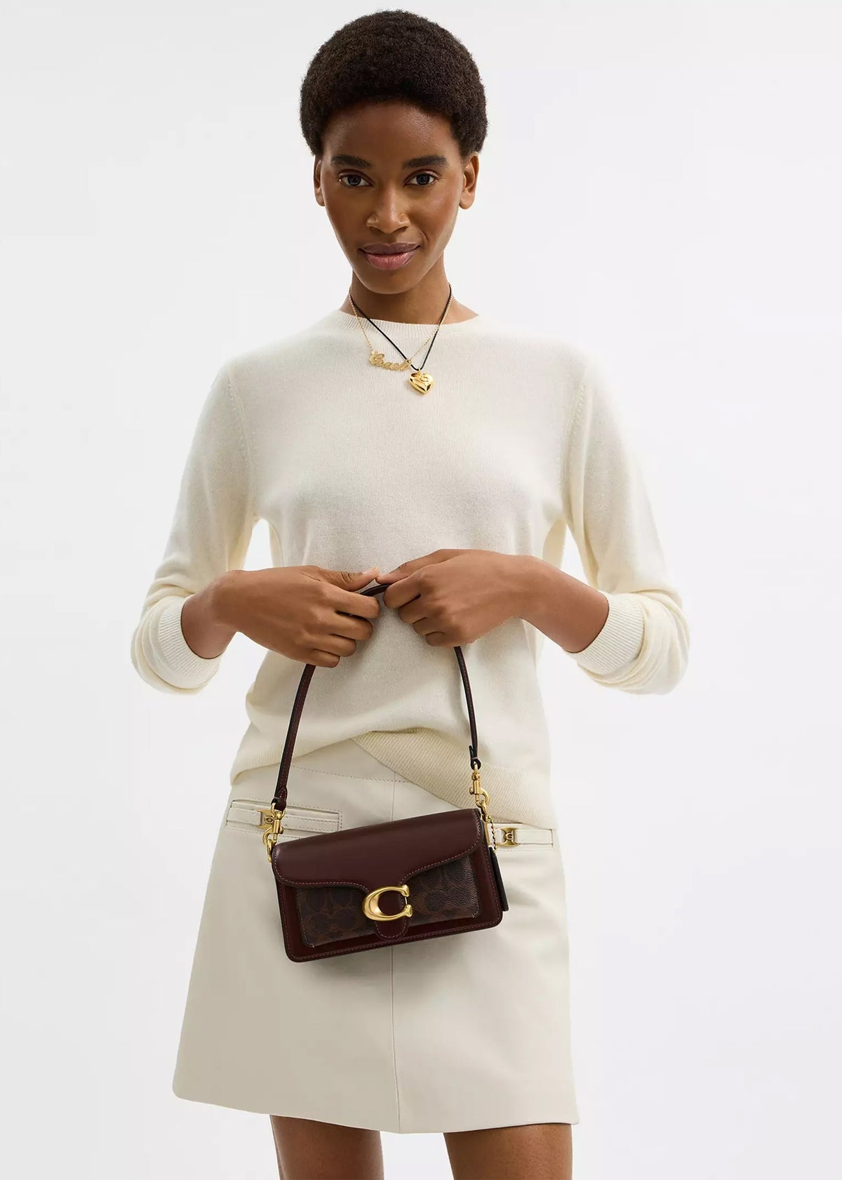 Tabby 20 Signature Maple Leather Shoulder Bag