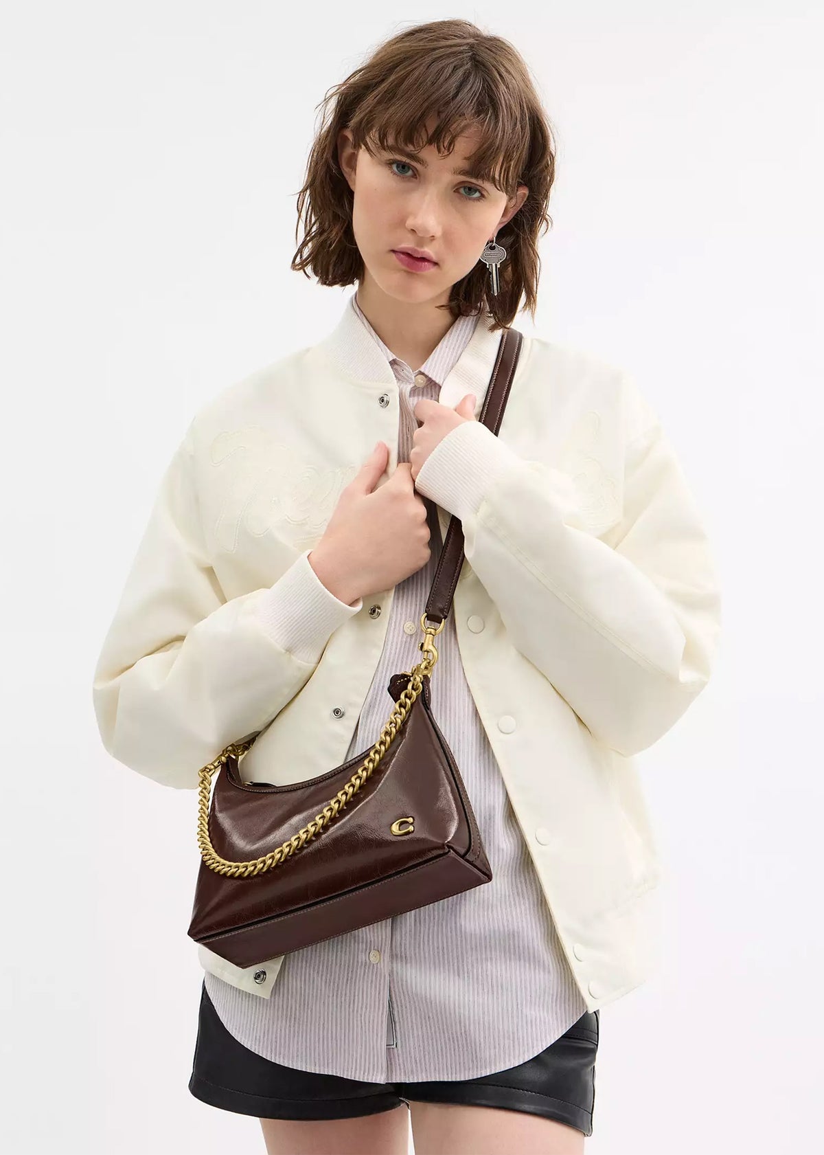 Juliet 25 Maple Leather Shoulder Bag