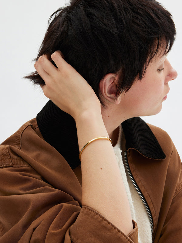 Gold Slider Bangle