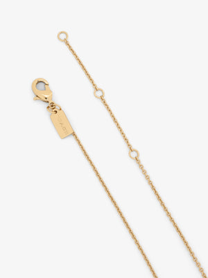 C Logo Started Gold Chain Necklace