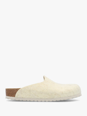 Amsterdam Wool Felt Eggshell Clogs