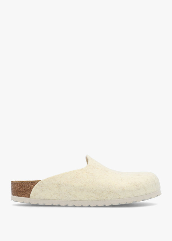 Amsterdam Wool Felt Eggshell Clogs