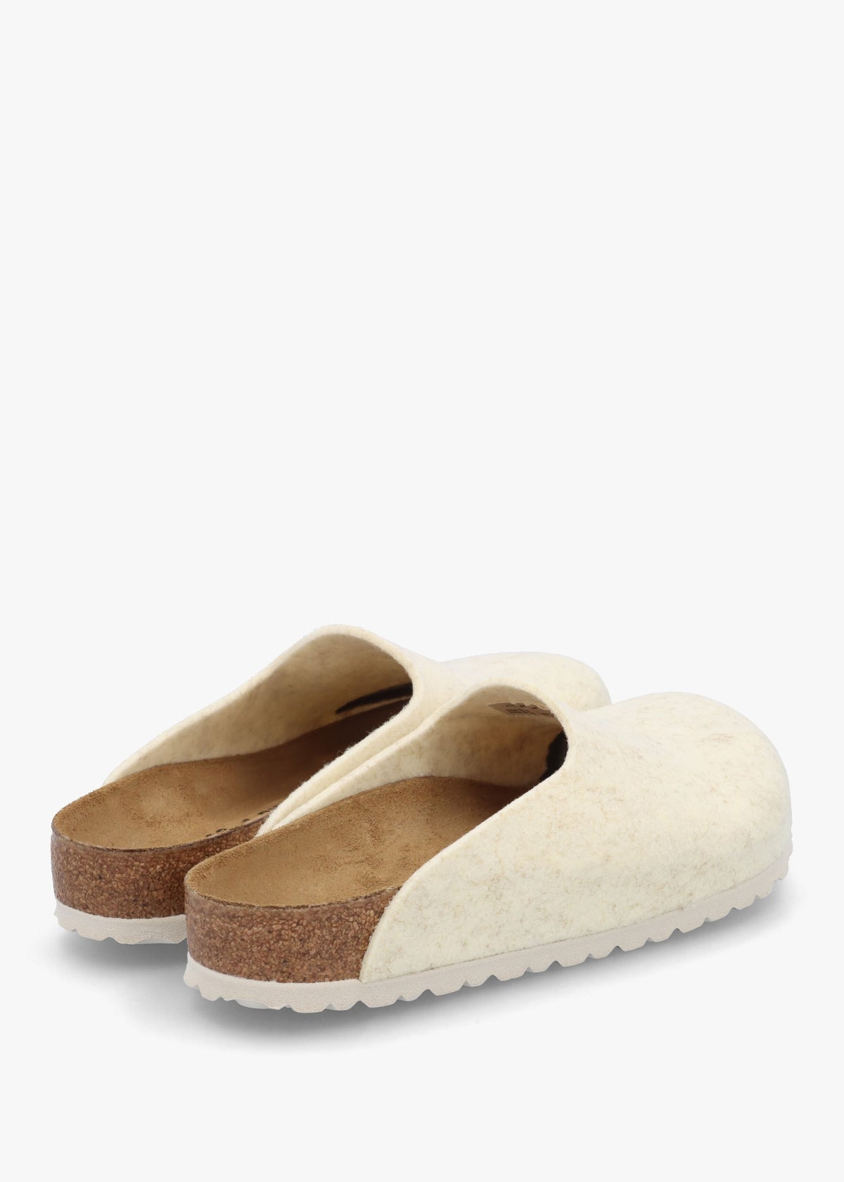 Amsterdam Wool Felt Eggshell Clogs