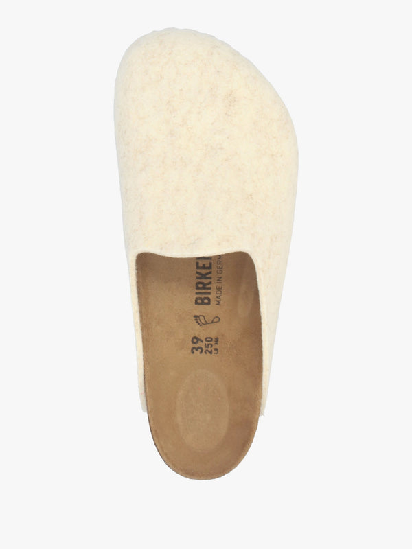 Amsterdam Wool Felt Eggshell Clogs