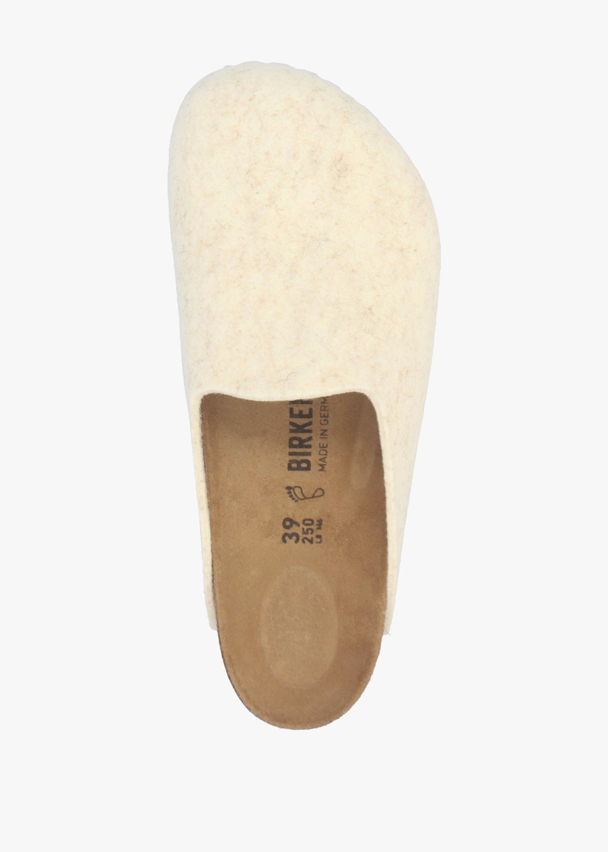 Amsterdam Wool Felt Eggshell Clogs