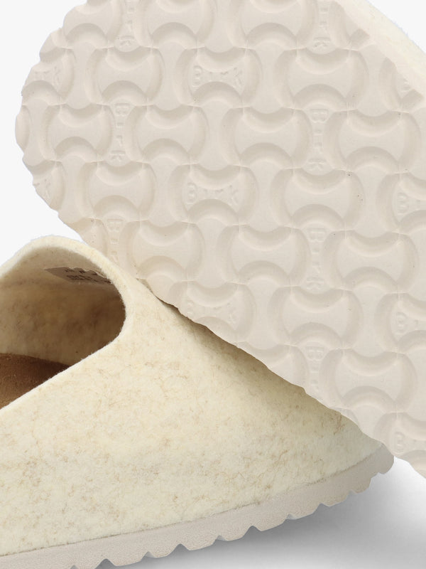 Amsterdam Wool Felt Eggshell Clogs