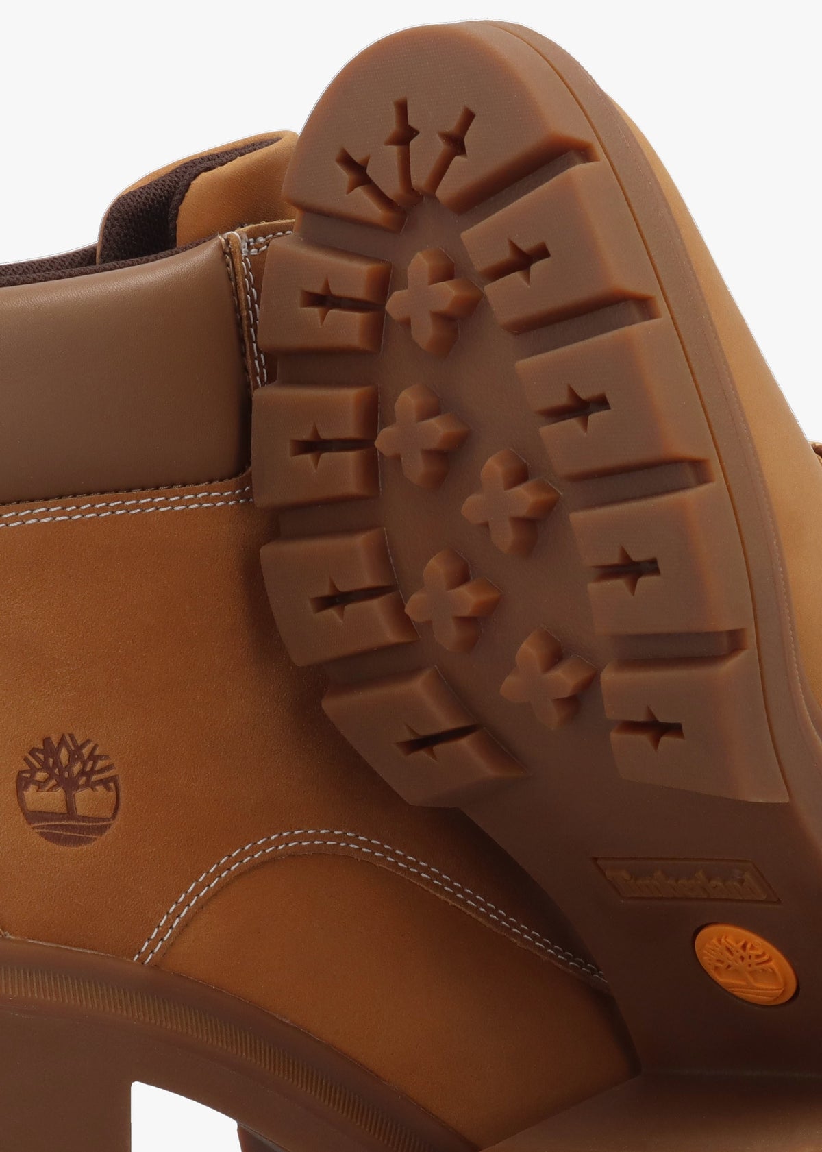 Allington Heights Wheat Leather Block Heel Ankle Boots