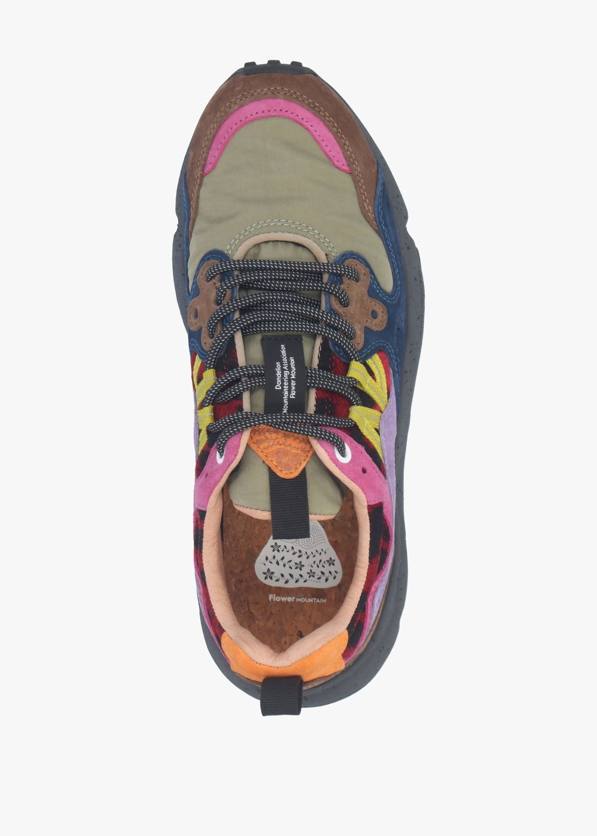 Women's Yamano 3 Anthracite Dark Green Violet Suede Trainers