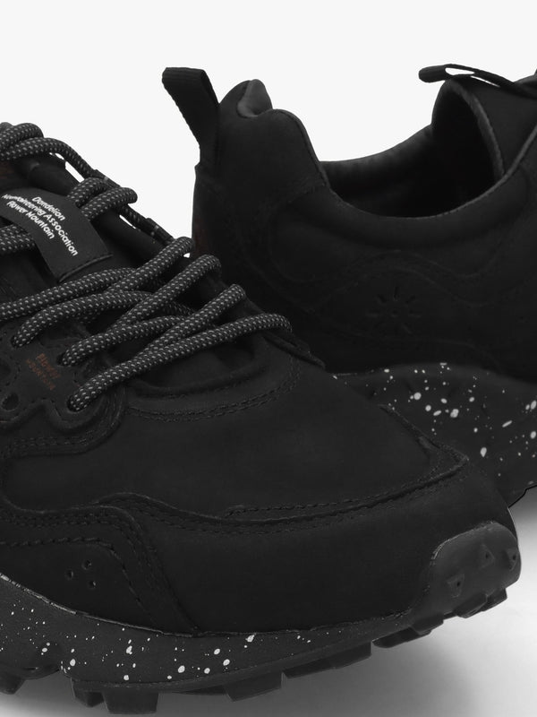 Men’s Yamano 3 Uni Deep Black Soft Nubuck Trainers