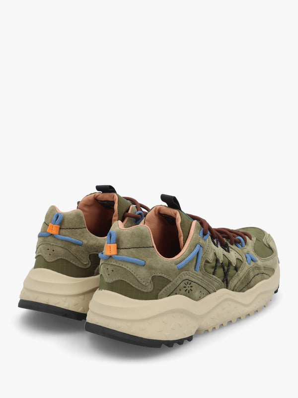 Men’s Yamabushi Uni Green Suede & Nylon Trainers