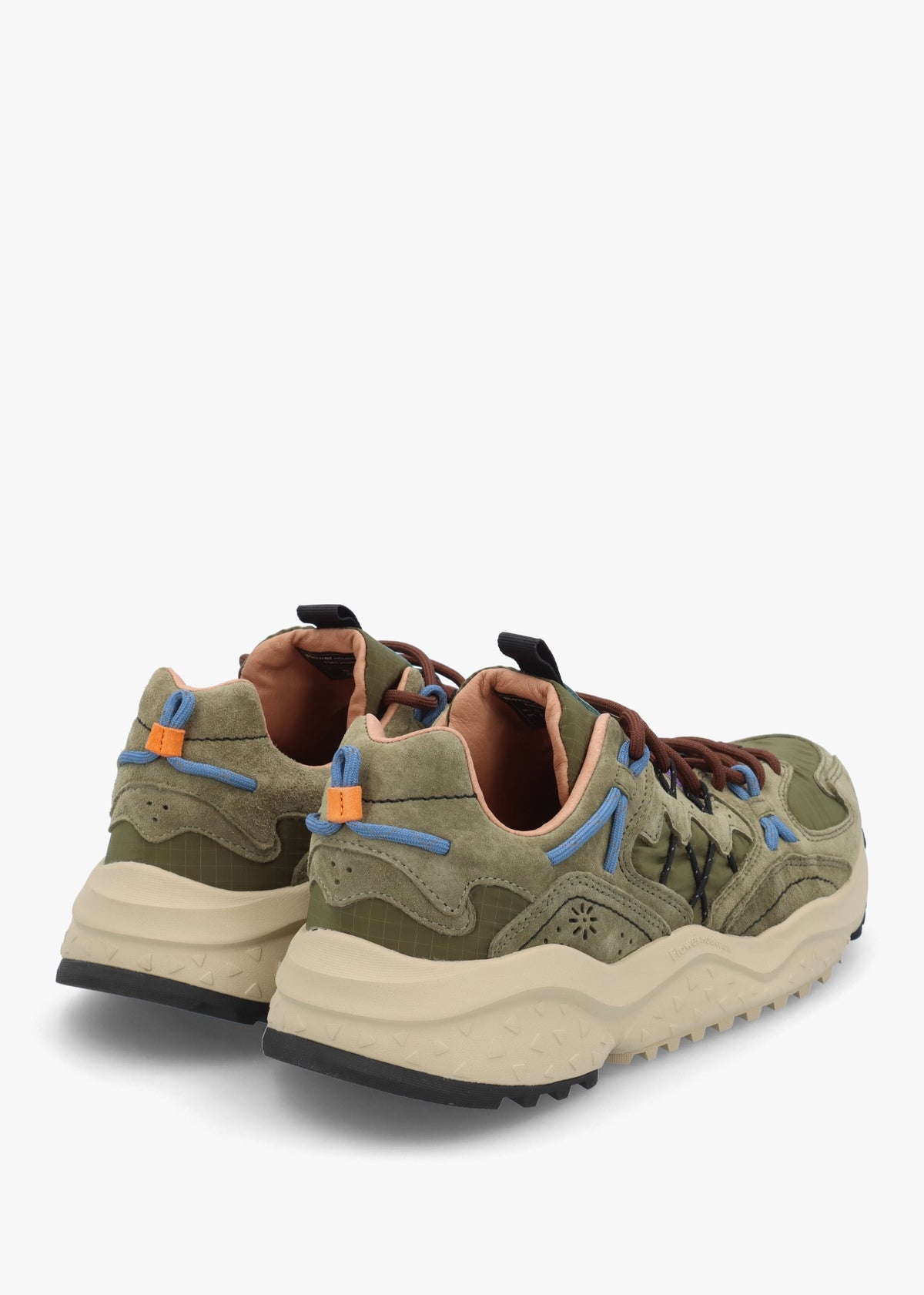 Men’s Yamabushi Uni Green Suede & Nylon Trainers