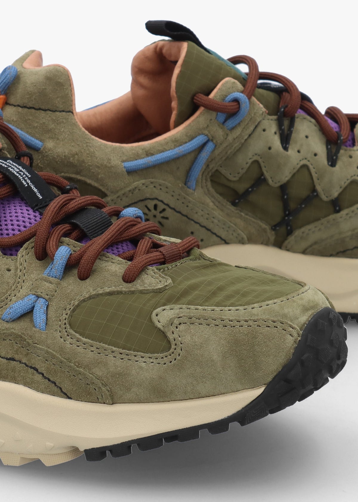 Men’s Yamabushi Uni Green Suede & Nylon Trainers