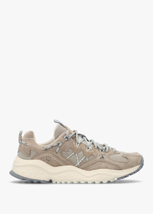Men’s Yamabushi Uni Grey Beige Suede & Nylon Trainers