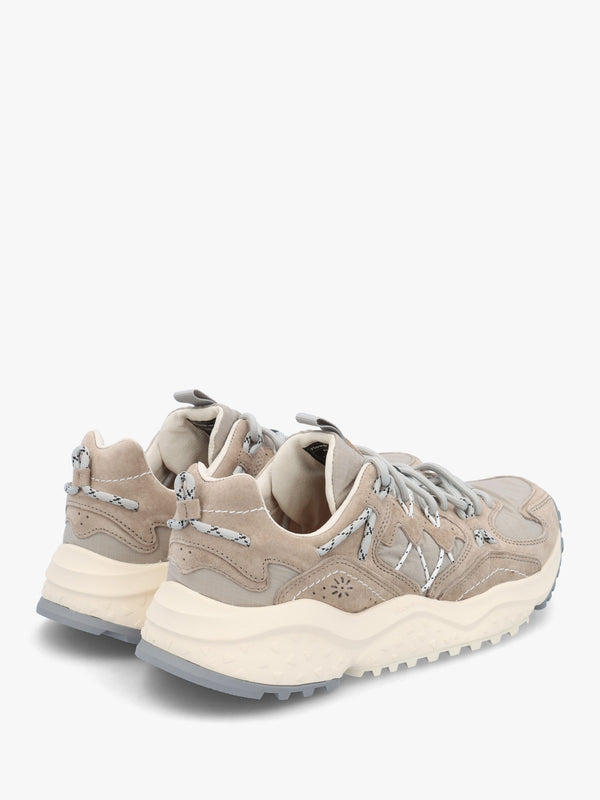 Men’s Yamabushi Uni Grey Beige Suede & Nylon Trainers