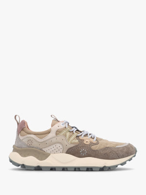Men’s Yamano 3 Grey Mud Off White Suede Trainers