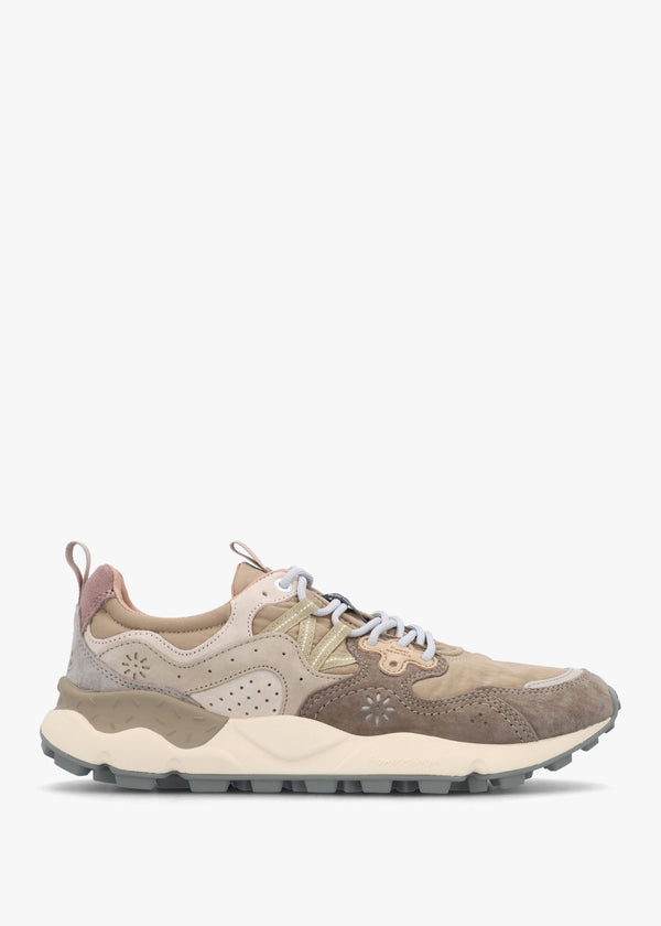 Men’s Yamano 3 Grey Mud Off White Suede Trainers
