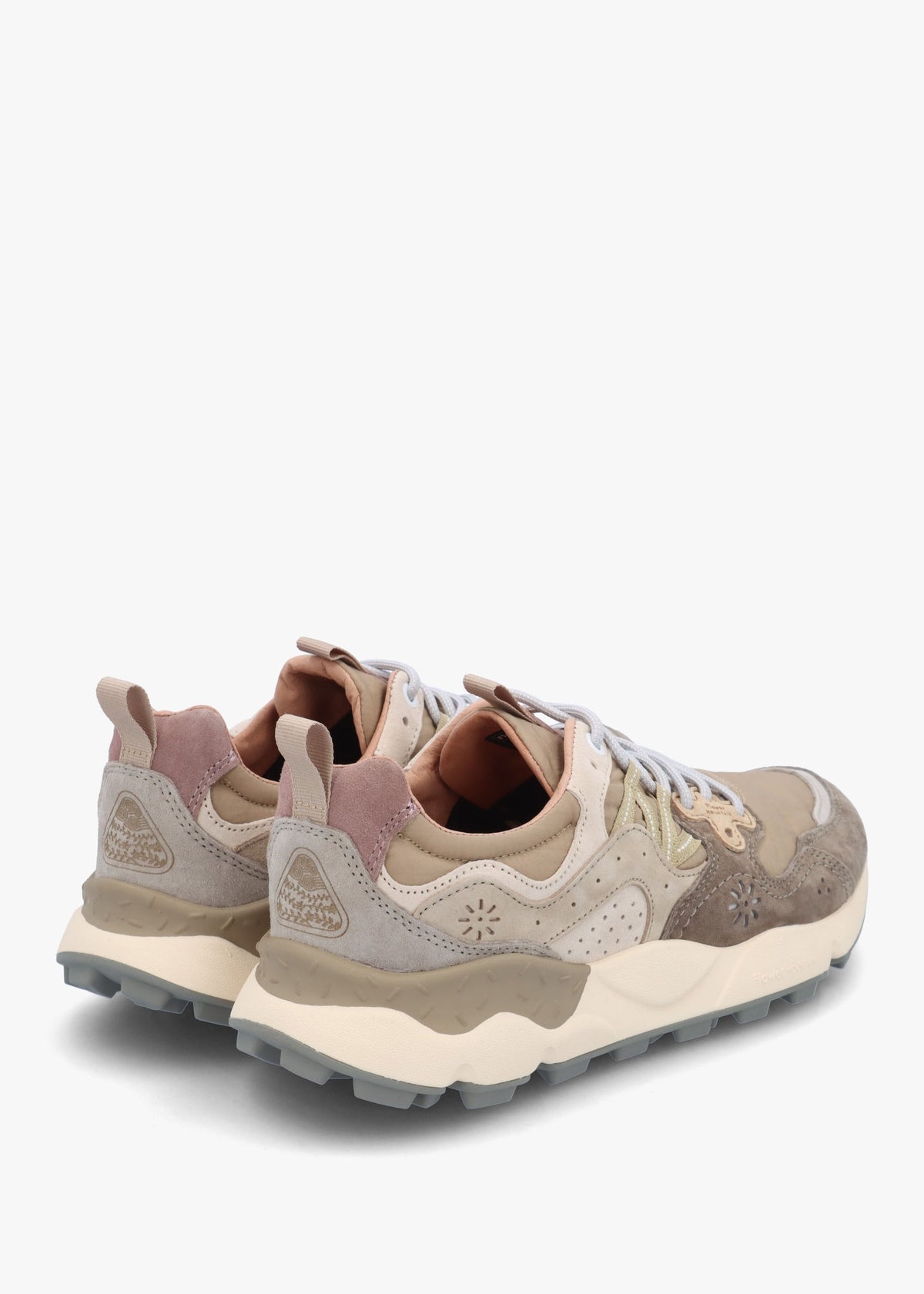Men’s Yamano 3 Grey Mud Off White Suede Trainers