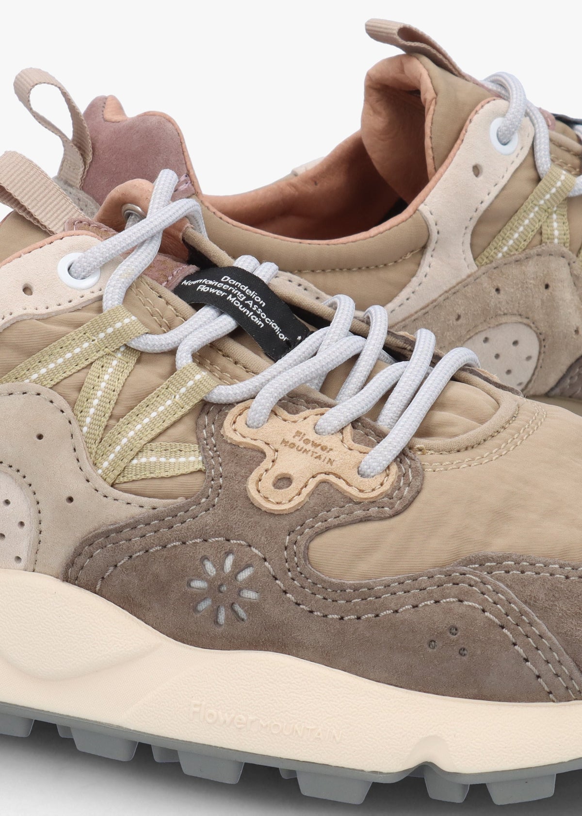 Men’s Yamano 3 Grey Mud Off White Suede Trainers